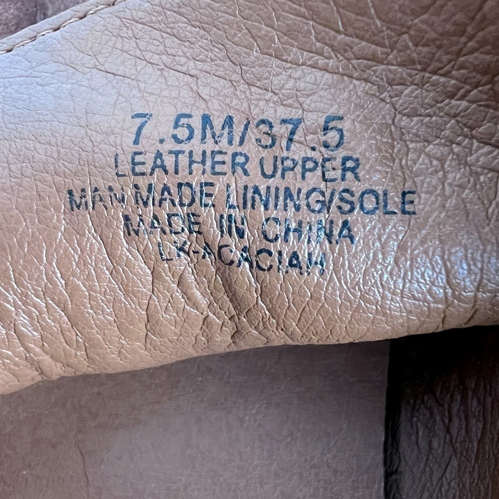 Lucky Brand Acaciah Flat Leather Suede Laced Boat Shoe in Rich Chestnut Fall - Picture 11 of 11
